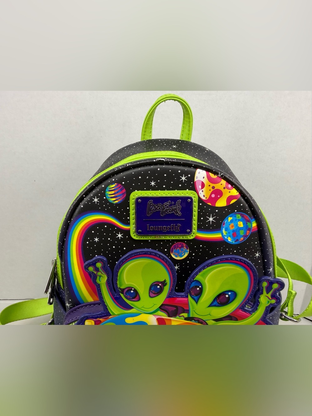 Loungefly Lisa Frank Alien ZOOMER & ZORBITT™
GLOW MINI BACKPACK - Picture 8 of 16